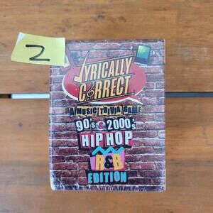 Lyrically Correct Music Trivia Card Game 90's & 2000s Hip Hop & R&B Edition NEW